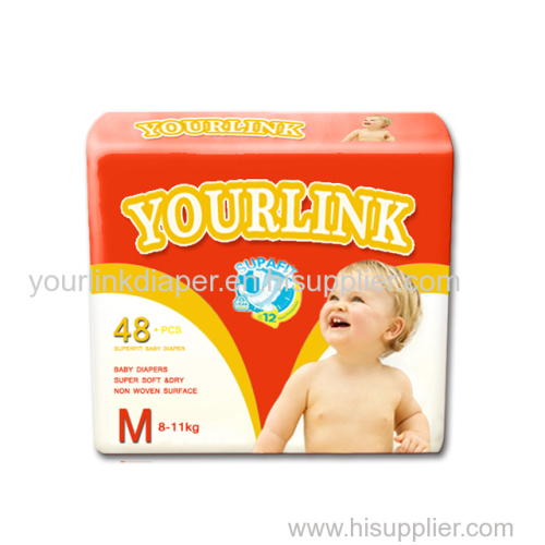 High Quality Breathable Baby Dry Disposable Baby Diaper Factory in Fujian