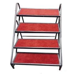 Stage stairs for folding portable stages