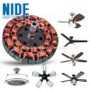 Automatic ceiling fan winding machine for table fan motor stator coil making