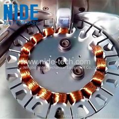 Automatic ceiling fan winding machine for table fan motor stator coil making