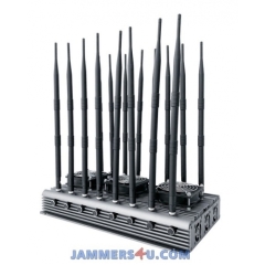 CT-2016H 16 ANTENNA MEDIUM POWER 120W 3G 4G WIFI 5GHZ RC GPS JAMMER UP TO 80M