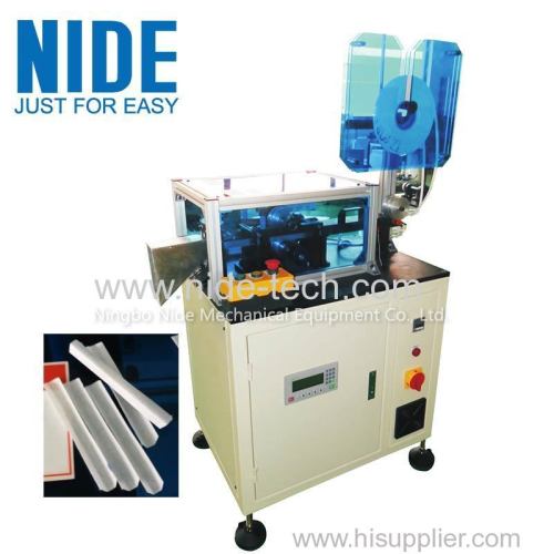 Motor stator slot insulation paper wedge forming and cutting machine for armature rotor