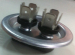 CBB65 Air-condition Capacitor Top Film Capacitor Cover Metal Top Lids D50mm 2+3+4