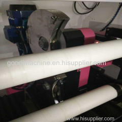 Double shaft bopp/pvc /masking adhesive tape cutting slitting machine