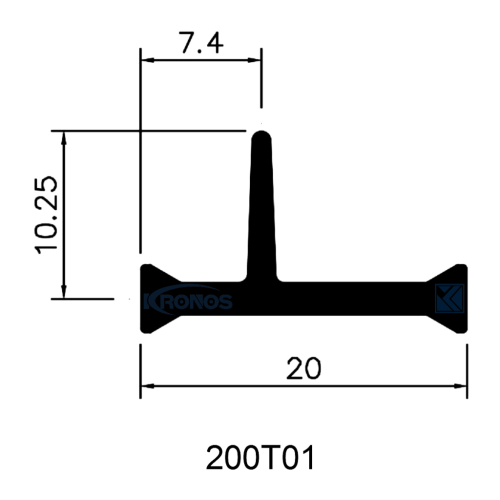 20mm Thermal Strut Polyamide Profiles for Aluminum Windows and Doors