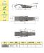 TANJA Electrophoretic paint/Zinc plated Draw Latch for Medical equipment Without catch latches manufacturer