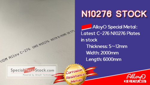 AlloyO Special Metal Latest C-276 N10276 Plates in stock