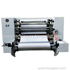 Automatic adhesive medical surgical tape slitter rewinder machine