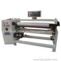 Single shaft bopp adhesive tape rewinding rewinder machine