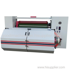 Double shaft high speed adhesive tape rewinding rewinder machine