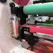 Double shaft high speed adhesive tape rewinding rewinder machine