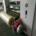 Double shaft high speed adhesive tape rewinding rewinder machine