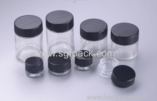 Child Resistant Glass Container with CR cap