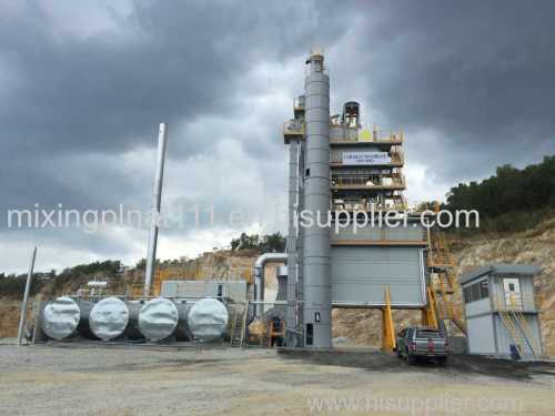 asphalt mixing plant with water or bag dust collector