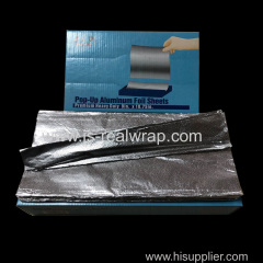 Pop Up Aluminum Foil sheet