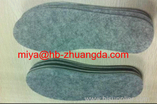 shoe-pad & insole making material 100% pressed woolen felt high-quality wool felt fabric 