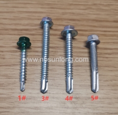 Roofing screw - NO.1 Point - EPDM washer - zinc coated