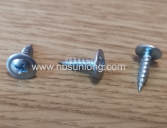 Self drilling screw - colourful painted wafer head - corss phillips drive - zinc coated