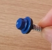 Roofing screw- colourful head - - NO.1 point - EPDM washer - zinc coated