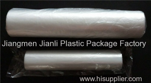 vegetable food plastic preserving bags on roll