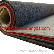 high quality wool felt material chemical ciliated felt to make carpet dust-proof pad heat insulation pad