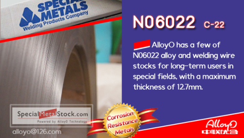 AlloyO Special Metal:: HASTELLOY C-22 alloy 3.0mm specification in stock