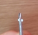 Self drilling screw - with wing - flat head with ribs - phillips drive - ruspert