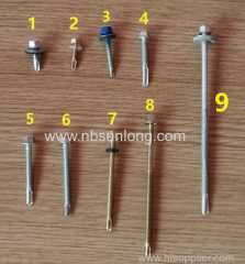 Roofing screw - NO.1 Point - EPDM washer / black washer / white washer - zinc coated