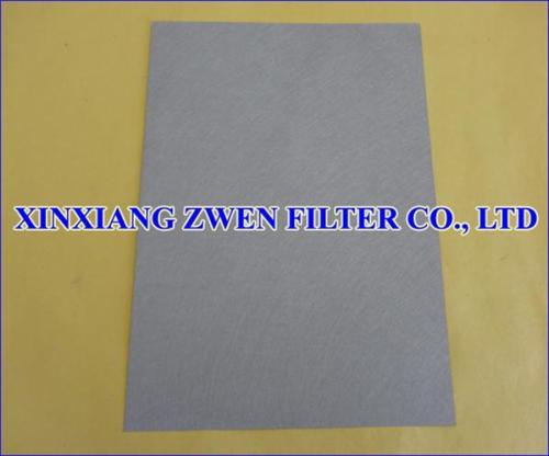 sintered metal fiber felt