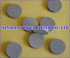 Multilayer Sintered Filter Disc