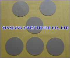 Titanium Powder Filter Disc