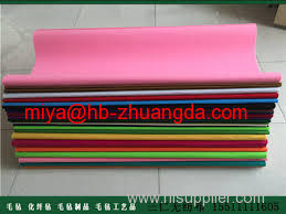 Professional customized industrial equipment packaging felt cloth high quality polyester chemical fiber color non-woven 