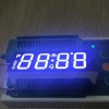 Customized Ultra Bluish white 4 digit 7 segment led display common cathode for oven