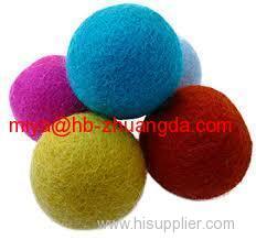 colorful wool felt ballsfor decoration in festival or home customised as client's requirements