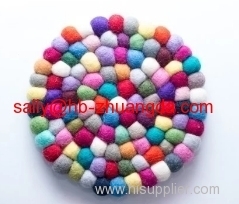 Pure wool and Hand-Felted 100% wool felt ball