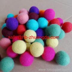 home decorative materials wool felt ball with any color