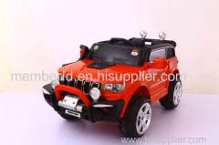 Eco-friendly plastic remote control 12V kids electric baby car