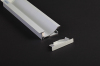 Recessed wall or brick LED aluminum profile