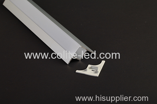 Quality anodized aluminum LED profile for build-in into the gypsum ceiling