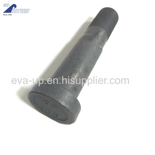 Round head square neck high strength bolts in black 