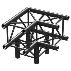 T type 3-way V Corner for 290x290mm square truss