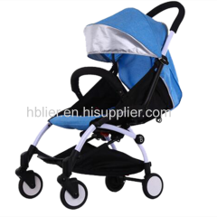 Summer Baby Stroller 3 in 1 Canopy Multifunctional Baby Stroller Stainless Steel Pram