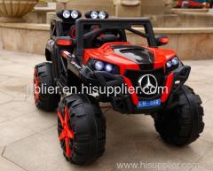 2 seats kids ride on big toy cars /smart battery operated cars with remote control and led light