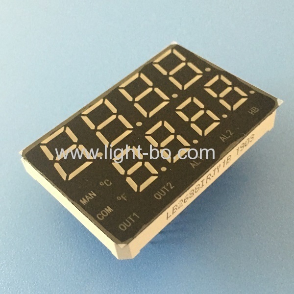 customzied mehrfarbige 8-stellige 7-Segment-LED-Anzeige für Temperaturregler