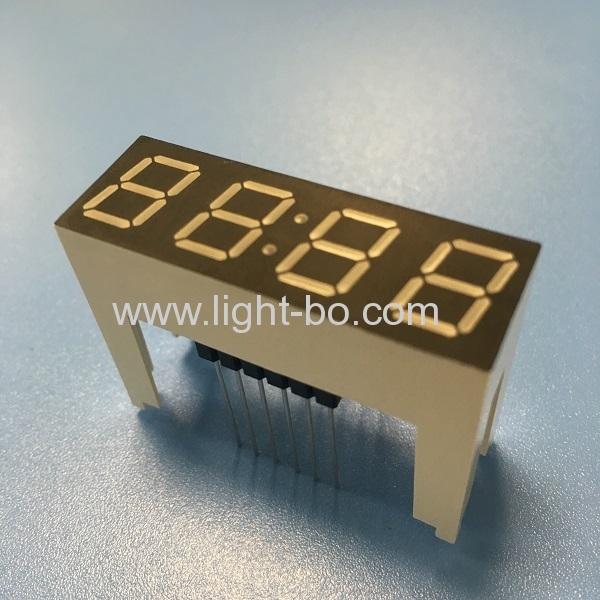 display dell'orologio a led a 4 cifre personalizzato super luminoso arancione da 0,39 "per il controller del timer digitale