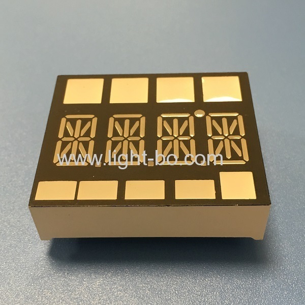 Customized multicolour 4 digit 14 segment led display module for instrument panel