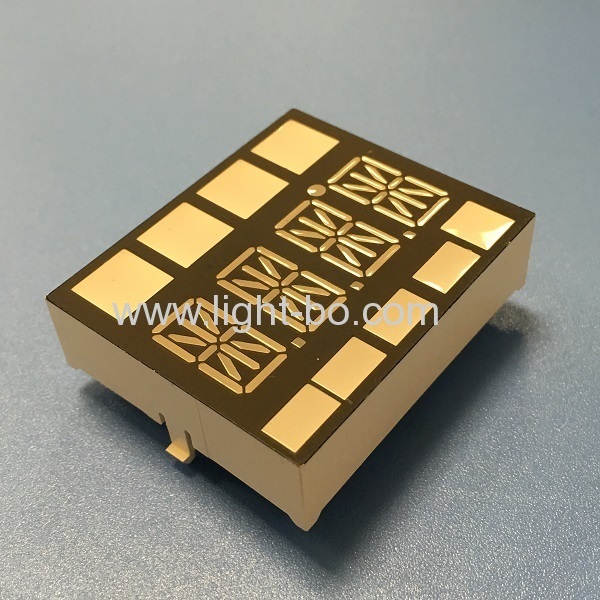 Customized multicolour 4 digit 14 segment led display module for instrument panel