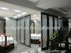 office glass partition/hotel operable wall/movable partition/flooding door