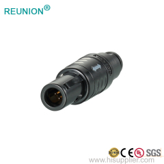 P Series IP50 Plastic Straight Plug LED Light Connector Medical connector