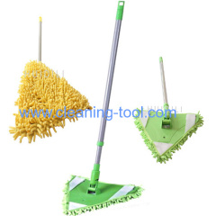 TRIANGULAR MICROFIBER FLAT MOP